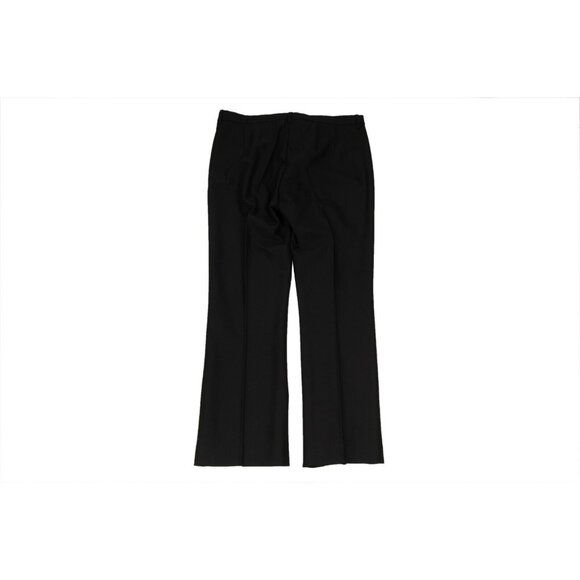 S Max Mara Womens Fatina Pants US 12 IT 46 Black Viscose Cotton Trousers Slacks - Picture 2 of 10